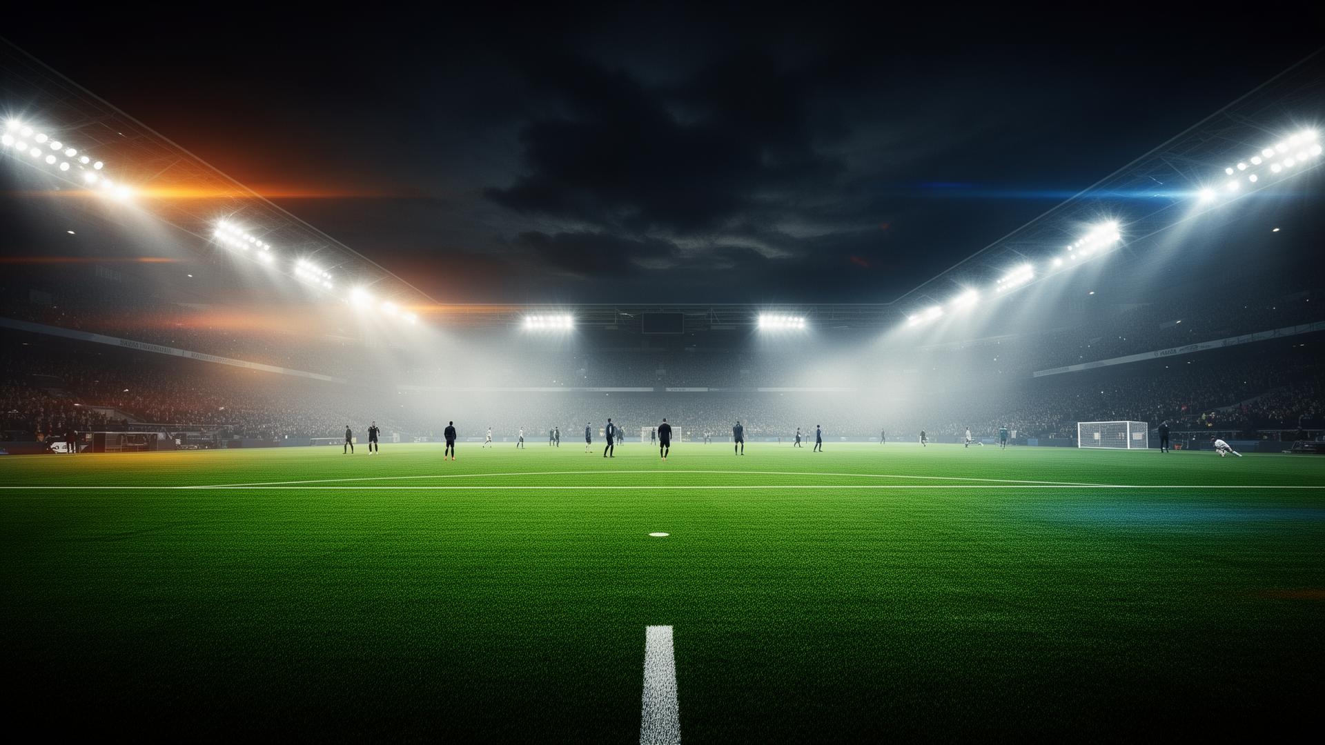 Floodlit football turf at KPN 360